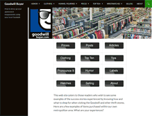 Tablet Screenshot of goodwillbuyer.com